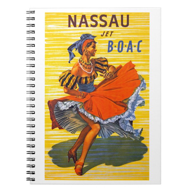 Nassau Jet Spiral Notebook (Front)