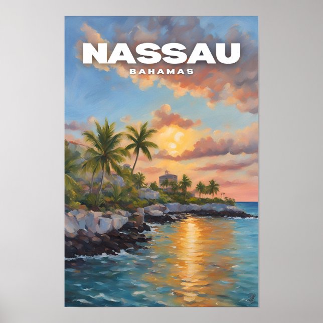 Nassau The Bahamas Poster (Front)