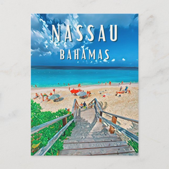 Nassau: The heavenly island of the Bahamas Postcard (Front)