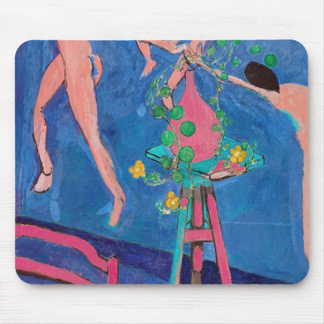 Nasturtium Flowers in the Atelier, Matisse Mouse Pad (Front)