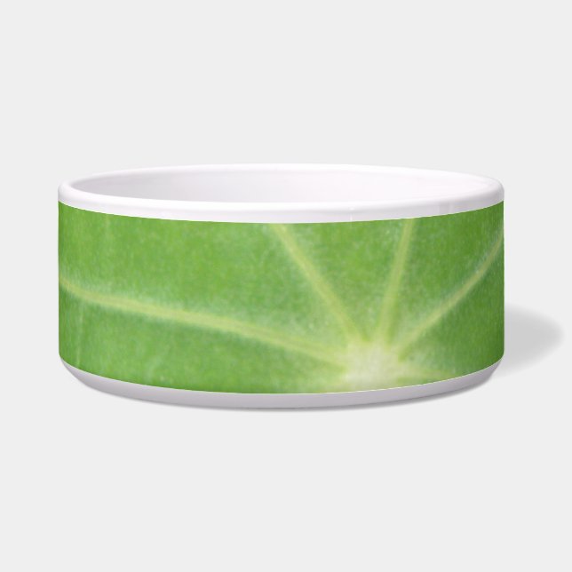 Nasturtium Leaf Dog Bowl (Front)