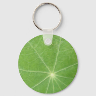 Nasturtium Leaf Keychain