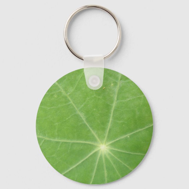 Nasturtium Leaf Keychain (Front)