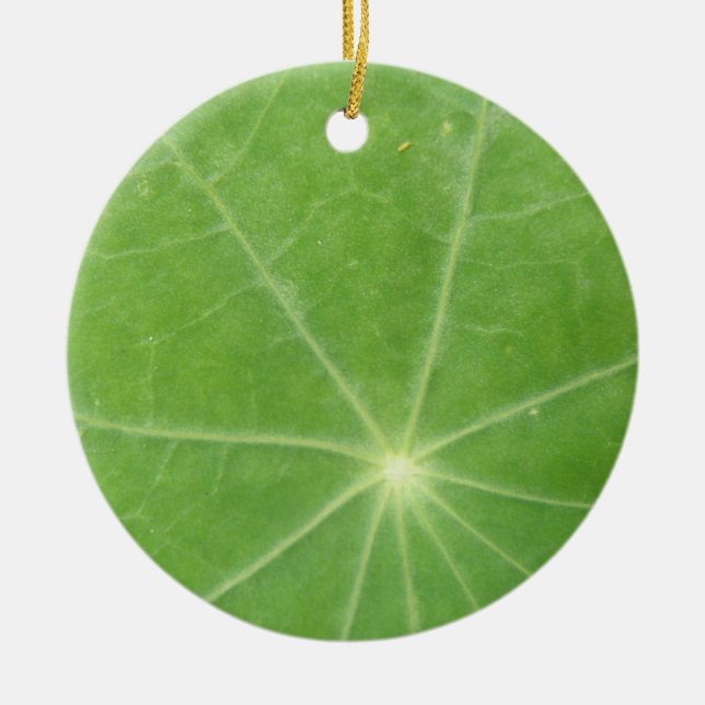 Nasturtium Leaf Ornament (Front)
