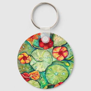 Nasturtium Water Fantasy Key Ring