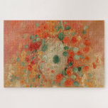 Nasturtiums (1905) by Odilon Redon Jigsaw Puzzle<br><div class="desc">Nasturtiums (1905) by Odilon Redon  - vintage classic masterpiece artwork    - vintage classic masterpiece artwork -  - jigsaw puzzle game - different sizes available - from Ricaso</div>