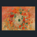 Nasturtiums (1905) by Odilon Redon Poster<br><div class="desc">Nasturtiums (1905) by Odilon Redon. Original from the Yale University Art Gallery.</div>