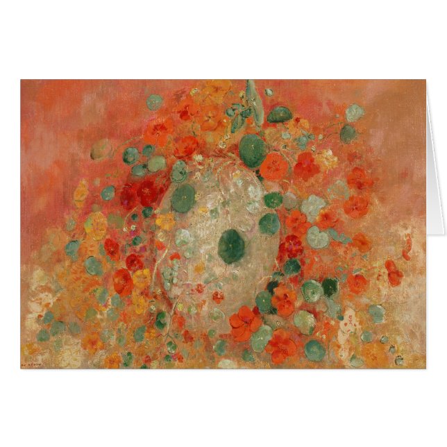 Nasturtiums by Odilon Redon (Front Horizontal)