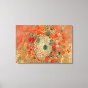 Nasturtiums by Odilon Redon Canvas Print