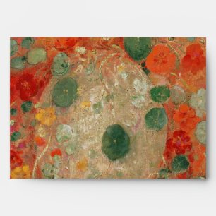 Nasturtiums by Odilon Redon Envelope