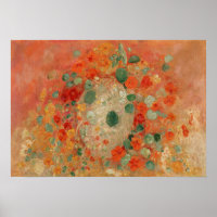 Nasturtiums by Odilon Redon