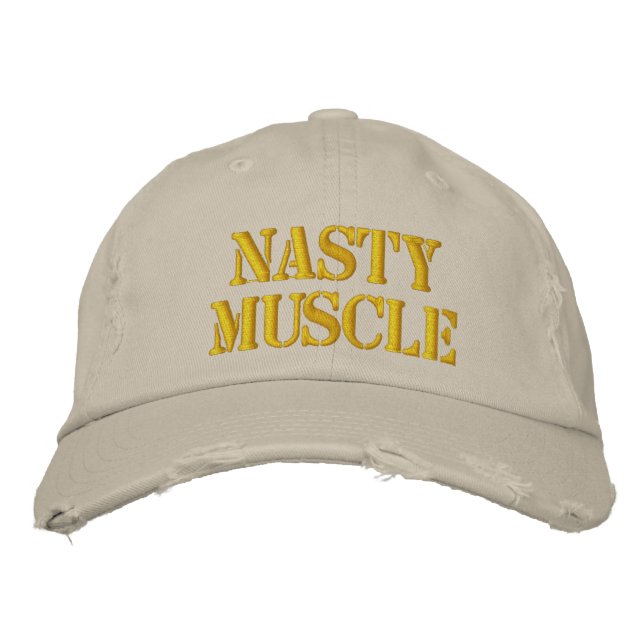 Nasty Muscle Distressed Cap (Front)