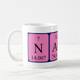 Nasty periodic table name mug