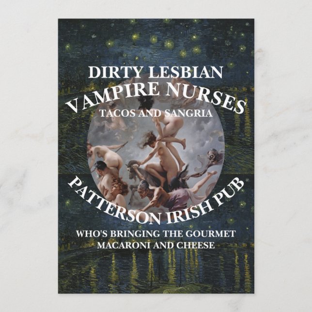 Nasty Travel Nurse  Holiday Card (Front)