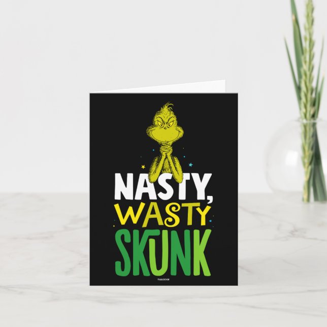 Nasty Wasty Skunk  Card (Front)