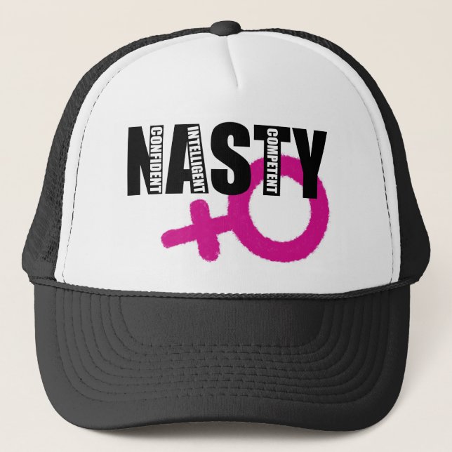 Nasty Woman Trucker Hat (Front)