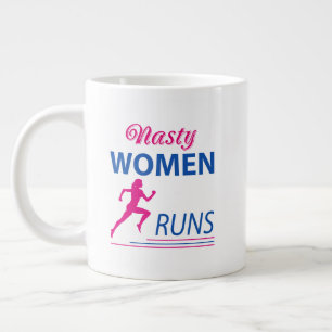 Nasty women runs large coffee mug