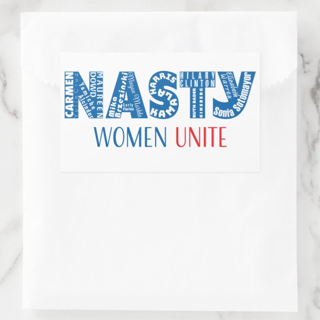 Nasty Women Unite Sticker (Bag)