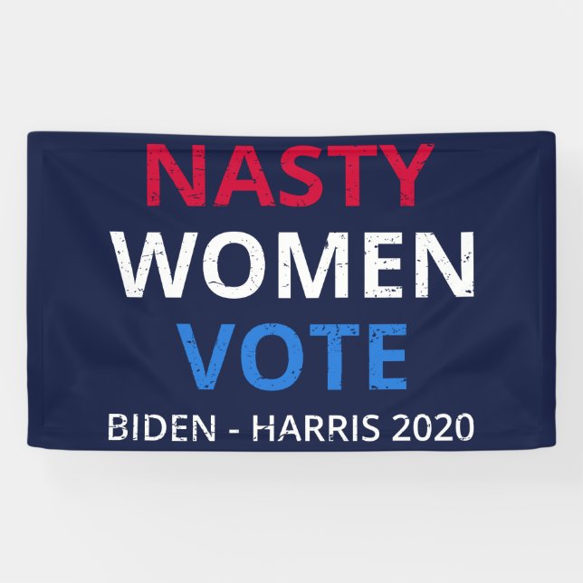 Nasty Women Vote I Banner (Horizontal)