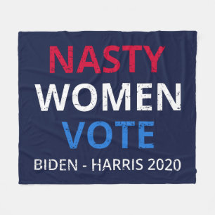 Nasty Women Vote I Fleece Blanket