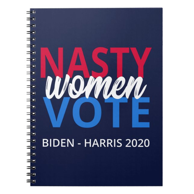 Nasty Women Vote II Notebook (Front)