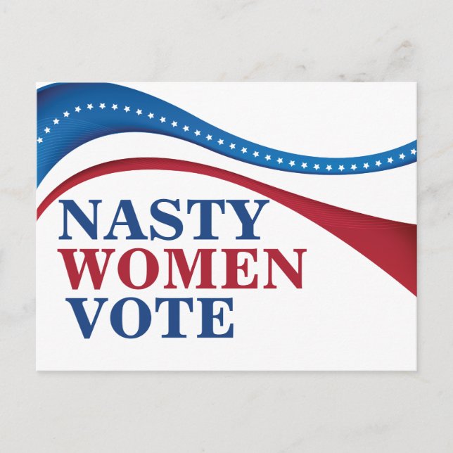 Nasty Women Vote Postcard (Front)