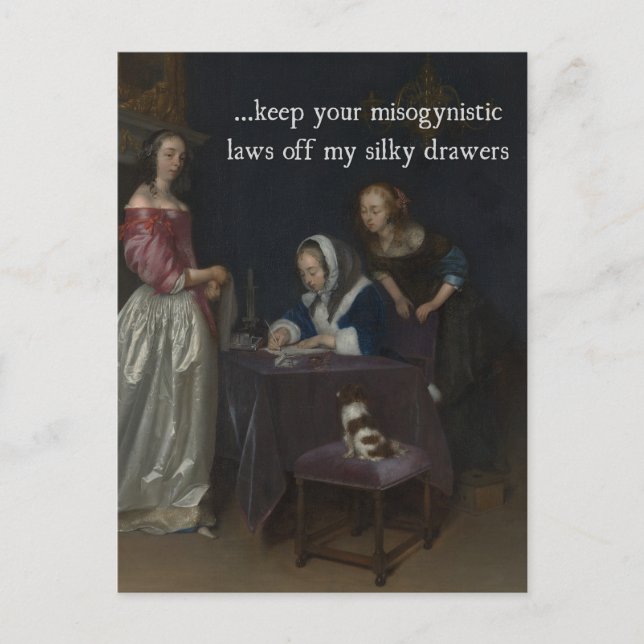 Nasty Women Write To The GOP Postcard (Front)