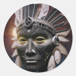 nat classic round sticker