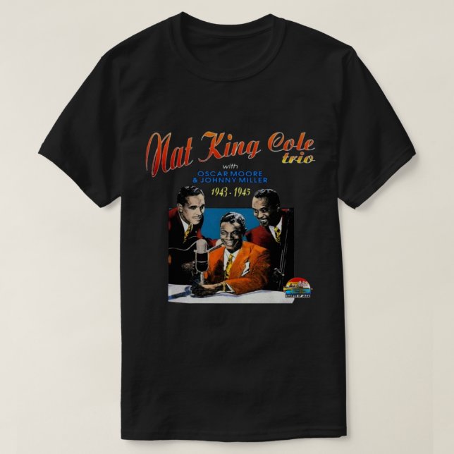 Nat King Cole Nathaniel Adams Coles American Singe T-Shirt (Design Front)
