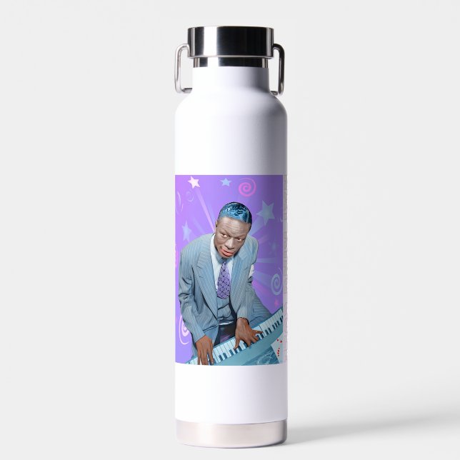 Nat King Cole Water Bottle (Front)