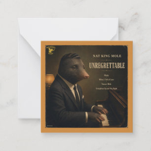 Nat King Mole: a Parody Card