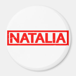 Natalia Stamp Magnet