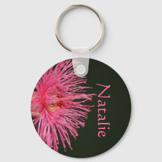 Natalie Australian Gum Nut Flower Name Gift Key Ring
