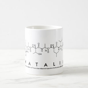 Natalie peptide name mug