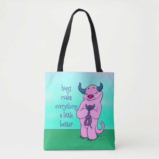 Natalie w/quote, tote bag (Front)