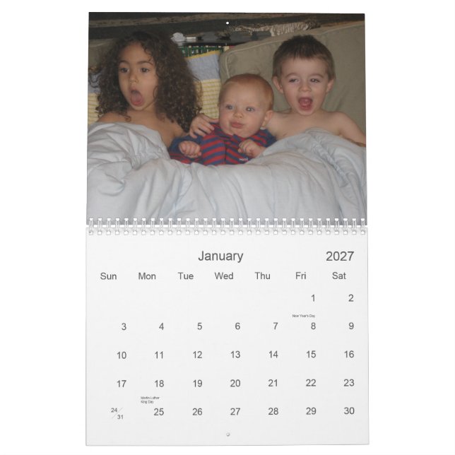 Natalie's Calendar (Jan 2027)