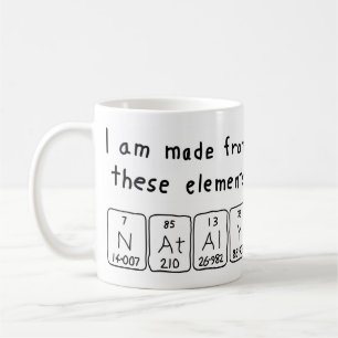Nataly periodic table name mug