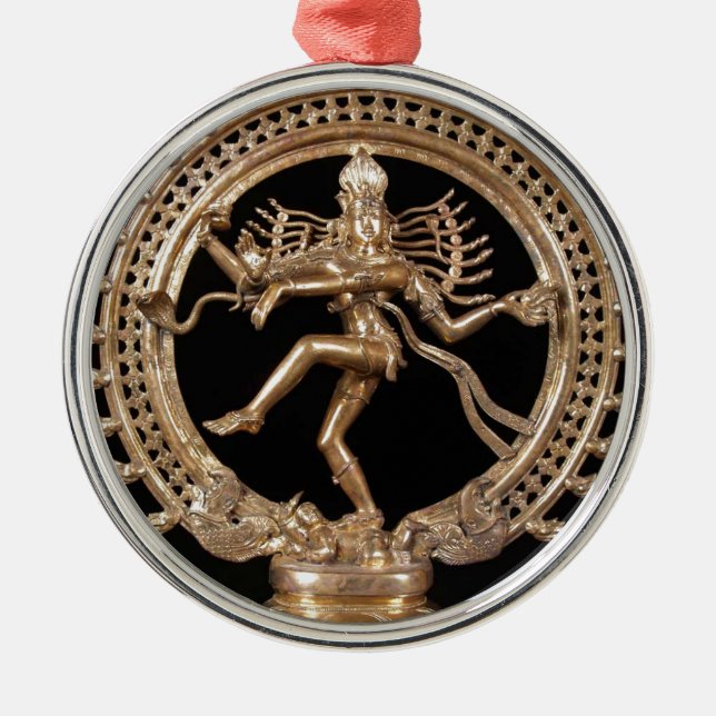NATARAJ HINDU GOD METAL TREE DECORATION (Front)