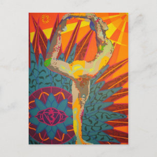 Natarajasana 2008 as postcard