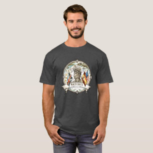 Natchez City Seal • Men's T-Shirt Colour Logo
