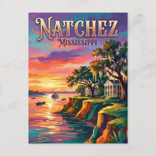 Natchez, Mississippi Mississippi Postcard