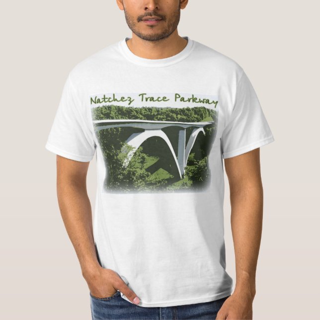 Natchez Trace Parkway Arch Bridge T-Shirt (Front)