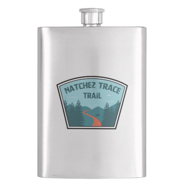 Natchez Trace Trail Hip Flask (Front)