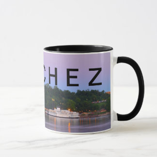 NATCHEZ ~ Under The Hill Riverboat Sunset Mug