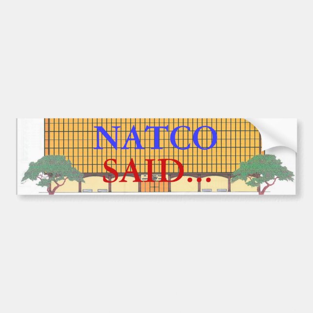 NATCO BUMPER STICKER (Front)