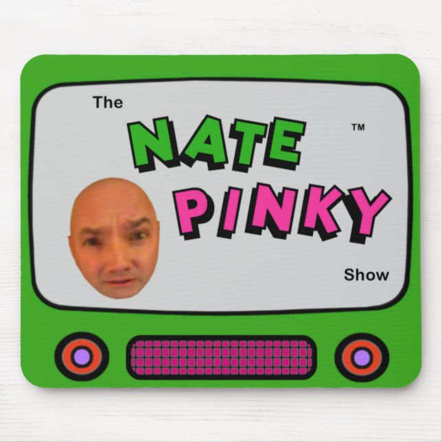 Nate Pinky Mouse Pad (Front)