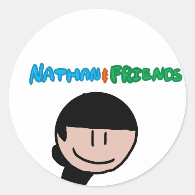 Nathan and Friends- Shawn Sticker (Front)