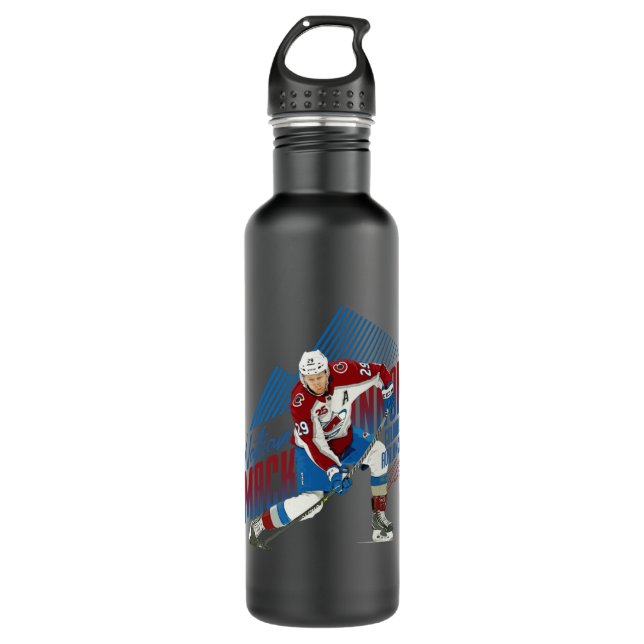 Nathan MacKinnon  710 Ml Water Bottle (Front)