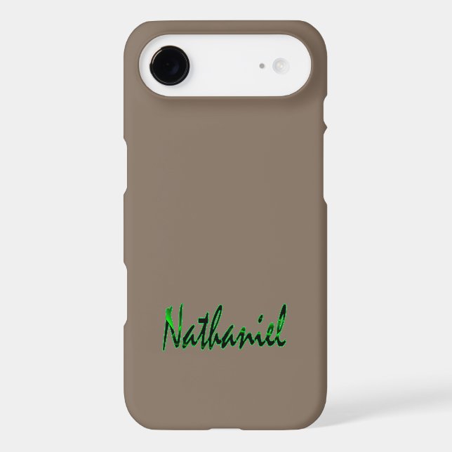 Nathaniel Customised Tough iPhone case (Back)