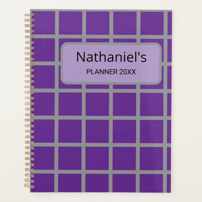 Nathaniel customizable planner (Front)